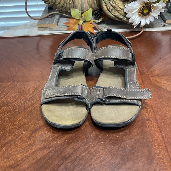 Dunham Nolan fisherman hiking  Leather Sport Sandals - Picture 2 of 11